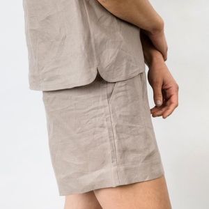 Piper Cultiver Linen Shorts NWT
